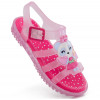 Sandália Papete Infantil Feminina Drops Fisherman Kids WorldColors - Rosa Gliter/pink