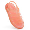 Sandália Infantil WorldColors Drops Baby - Salmao Flower Gliter