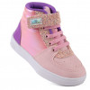 Tênis Infantil Feminino Casual Cano Médio WorldColors Duda Kids - Rosa