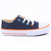 Tênis LPS STAR by WorldColors - Jeans/Laranja