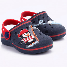 Babuche Infantil Wboys Pop Baby - Marinho/Vermelho