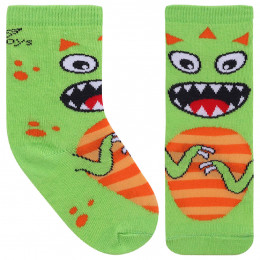 Meia Cano Longo Infantil WorldColors Baby - Verde (Tam 17 a 22)