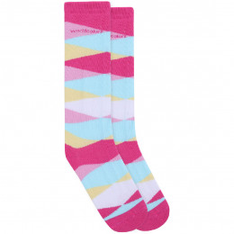 Meia Cano Longo Infantl WorldColors Kids - Pink (Tam 23 a 29)
