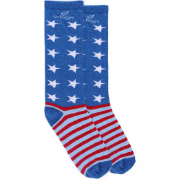 Meia Cano Longo Infantil WBoys Kids - Royal/vermelho (Tam 30 a 36)
