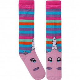 Meia Cano Longo Infantil WorldColors kids - Unicórnio (Tam 23 a 29)