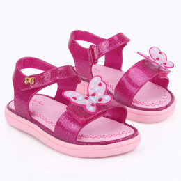 Sandália WorldColors Papete Lolipop- Pink Gliter/ Rosa