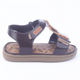 Sandália Papete Masculina Wboys Free Baby - Marrom/Castanho