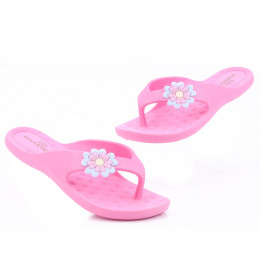 Chinelo Infantil Feminino Ortopédico Sunday WorldColors - Rosa Candy