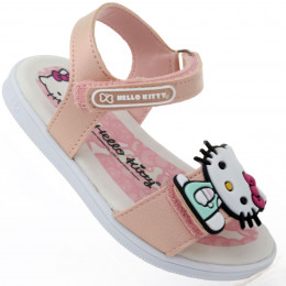 Sandália Infantil Hello Kitty baby by WorldColors - Rosa