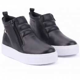 Botinha Coturno Cano Curto Music - Preto