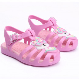 Sandália Infantil Feminina WorldColors Lilly Kids - Rosa Bale