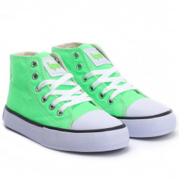 Tênis Feminino Casual Cano Médio Lps Neon - Verde Neon