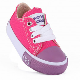 Tênis Infantil Feminino Star Baby Worldcolors - Pink/Uva