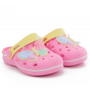 Babuche Infantil Feminino WorldColors Pop Baby - Rosa/amarelo