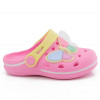 Babuche Infantil Feminino WorldColors Pop Baby - Rosa/amarelo