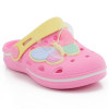 Babuche Infantil Feminino WorldColors Pop Baby - Rosa/amarelo
