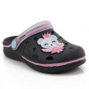 Babuche Infantil Feminino WorldColors Pop Kids - Preto/rosa Gliter