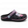 Babuche Infantil Feminino WorldColors Pop Kids - Preto/rosa Gliter