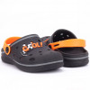 Babuche Infantil Masculino Copa do Mundo Wboys Pop Kids - Preto/Laranja