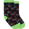 Meia Cano Longo Infantil WorldColors Baby - Verde/preto (Tam 17 a 22) - 1