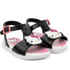 Sandália Infantil Hello Kitty baby by WorldColors - Preto