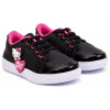Tênis Infantil Feminino Hello Kitty by WorldColors - Preto Gliter