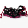 Sandália Papete Hello Kitty by WorldColors- Preto/pink