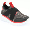 Tênis Infantil Feminino Calce Fácil Hello Kitty by WorldColors - Preto/Vermelho