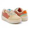 Tênis Feminino Casual WorldColors Lps Shine - Off White/papaya