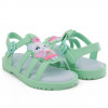 Sandália Papete Infantil Feminina Drops Fisherman Kids WorldColors - Verde/azul Aqua 