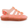 Sandália Infantil WorldColors Drops Baby - Salmao Flower Gliter