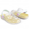 Babuche Infantil Feminino WorldColors Pop Clear Baby - Gliter Furtacor/Verde Cha