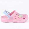 Babuche Infantil Feminino WorldColors Pop Kids - Rosa/Azul Acqua