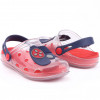 Babuche Infantil Wboys Pop Clear Kids - Transparente/Marinho/Vermelho