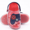 Babuche Infantil Wboys Pop Clear Kids - Transparente/Marinho/Vermelho
