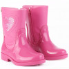 Bota Infantil Feminina Cano Curto Coração Baby WorldColors - Pink New