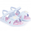 Sandália Feminina Infantil WorldColors Dreams Kids - Azul Acqua/Rosa 