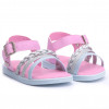 Sandália Infantil Feminina WorldColors Belinha- Rosa Bale/Acqua