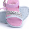 Sandália Infantil Feminina WorldColors Belinha- Rosa Bale/Acqua