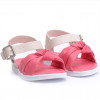Sandália Infantil Feminina WorldColors Belinha - Coral/Off White
