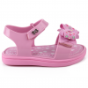 Sandália Papete Infantil Lolipop Com Laço WorldColors Baby - Rosa Bale