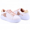 Tênis Feminino Lps Shine by WorldColors - Branco/Dourado