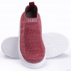 Tênis Feminino Slip On Knit Lps Shine - Vinho Mesclado