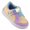 Tênis Infantil Feminino Casual Com Elástico Duda Kids - Amarelo/Lilas 