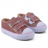 Tênis Infantil Feminino Com Gliter Star Baby Worldcolors - Rosa Gliter