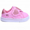 Tênis Infantil Feminino Coração WorldColors Docinho Baby - Rosa