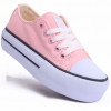 Tênis Platform Feminino LPS CRUSH By WorldColors - Rosa-709.005-319