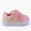 Tenis Infantil Feminino Bebê Confortável WorldColors Docinho - Off White/coral